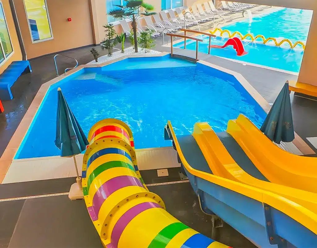 waterpark met glijbanen